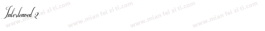 Interleaved 2字体转换